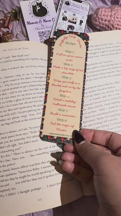 Marque-page pour une recette d'hiver parfaite