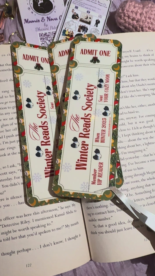 Winter Reads Society Bookmark