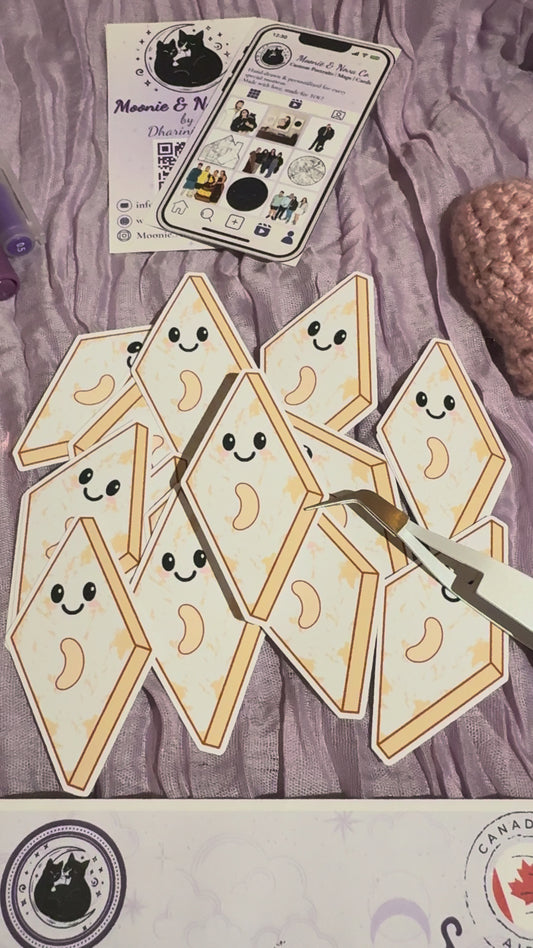 Kawaii Kaju Katli Sticker