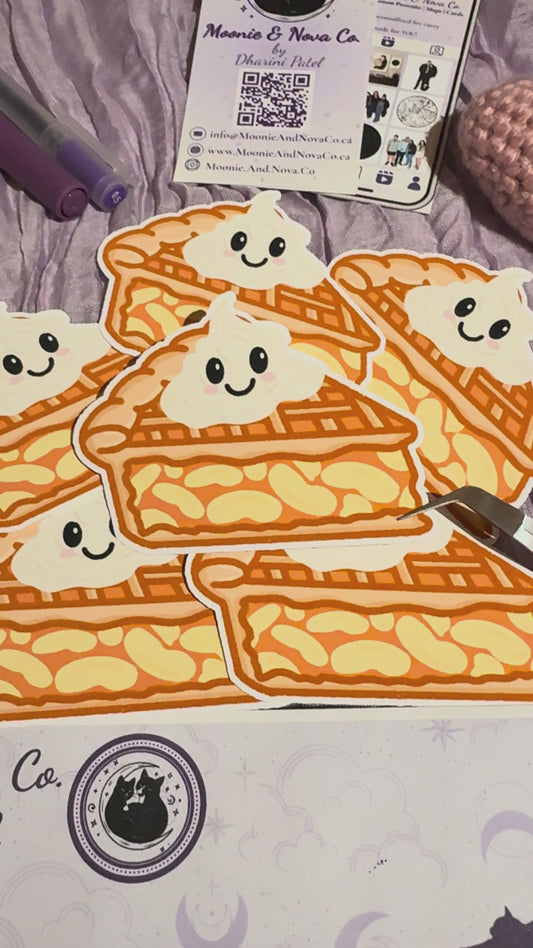 Kawaii Apple Pie Sticker