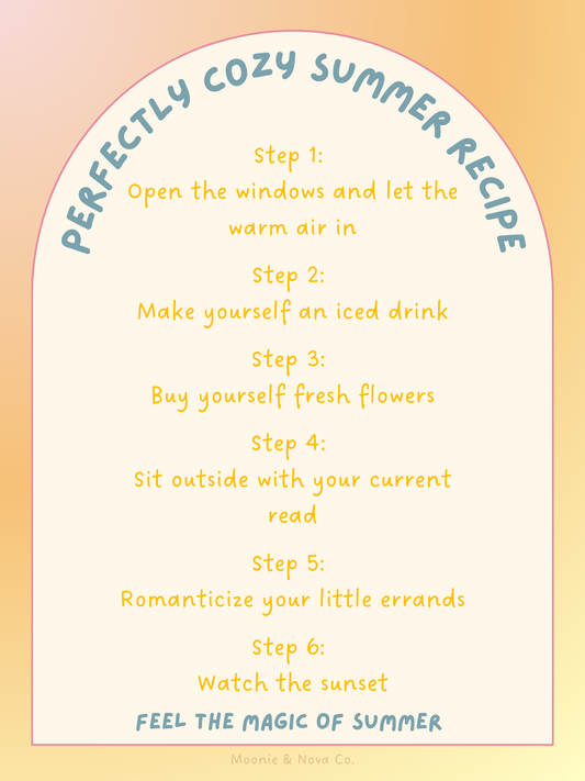 Cozy Summer Recipe Art Print